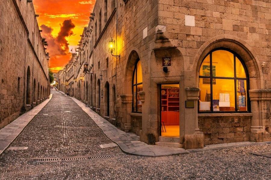 Praxitelous 9 Old Town Villa Rhodes City Bagian luar foto