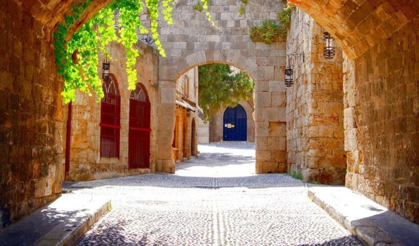 Praxitelous 9 Old Town Villa Rhodes City Bagian luar foto